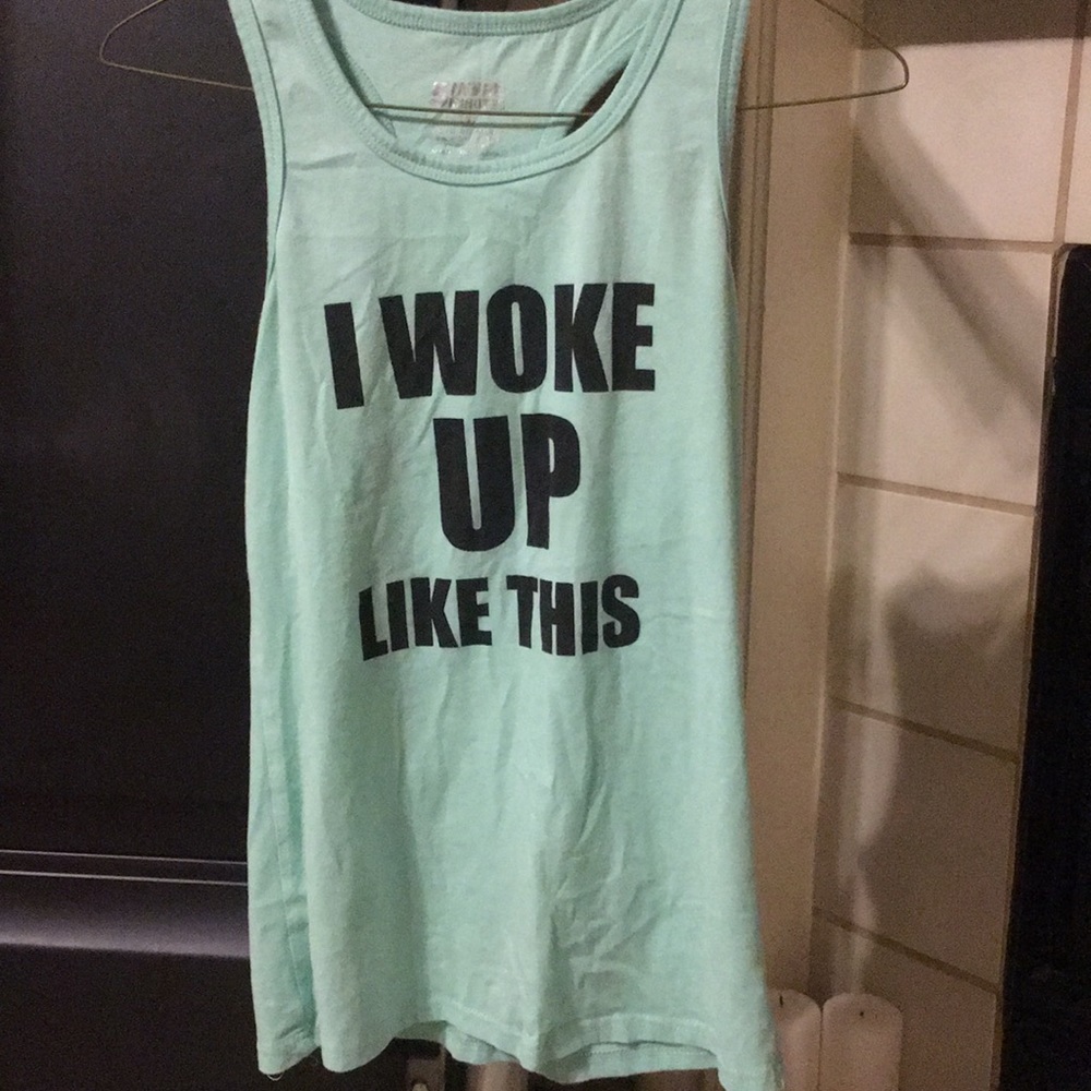 Aqua tank top